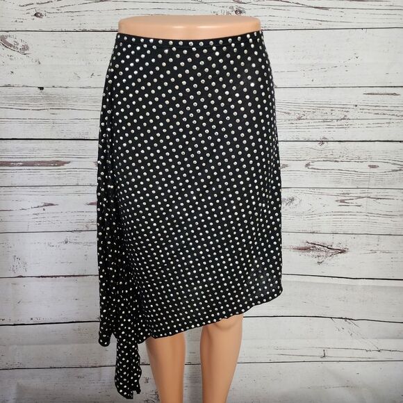 Michael Michael Kors Asymmetrical Studded Skirt S/M - Picture 1 of 7